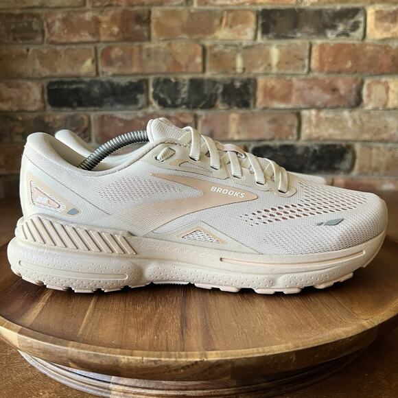 Brooks Adrenaline GTS 23 Supportive Peach Running Shoes Sneakers Women's 8.5 - Picture 9 of 16